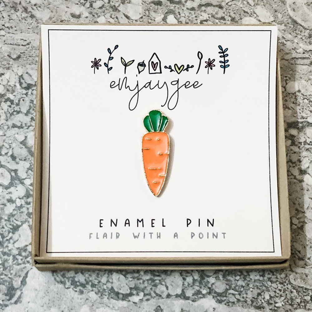 Carrot Enamel Pin